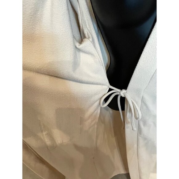 Gilligan & O'Malley Cream Colored Long Robe Sz S - Picture 3 of 9